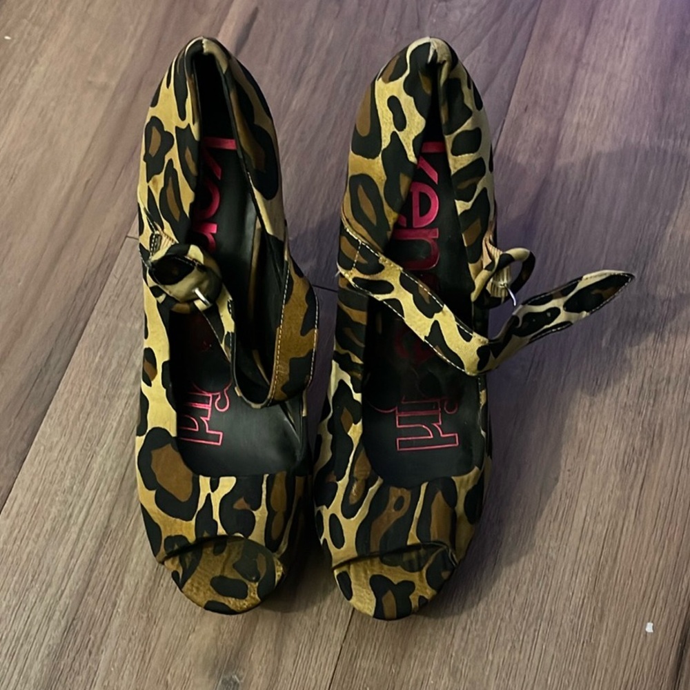 Kensie Girl Leopard Print Heels